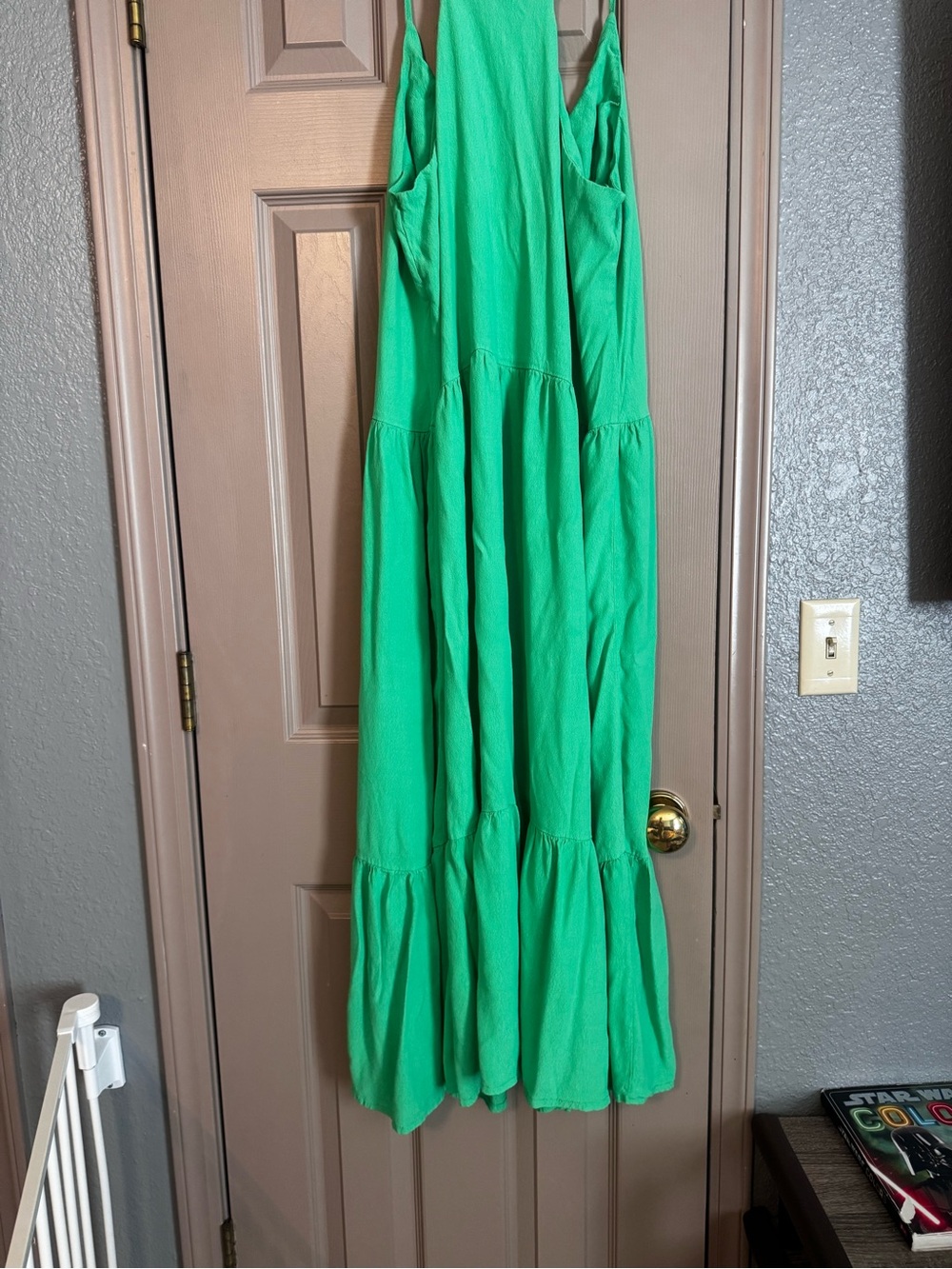 Gianni Bini Emerald Green Tiered Maxi Dress - Picture 3 of 3
